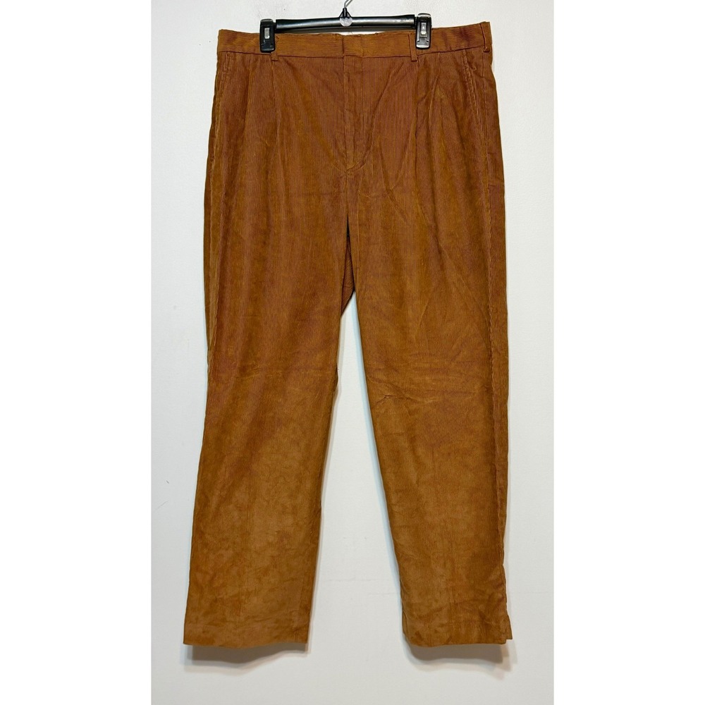 Vintage Lands' End Old Money Classic Prep Corduroy Pants Men Size 38x32 Academia